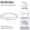 Pack of 2 Anklets for Women, Anklet for Women, Silver
