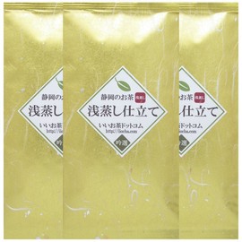 Asabami-mushi Tea Made in Shizuoka, 3.5 oz (100 g), Set of 3 Bags