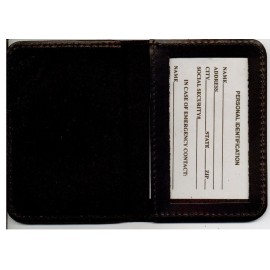 New York/New Jersey Police Style Shield/ID Book Wallet (Badge Not Included)