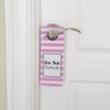 GRAPHICS & MORE Do Not Disturb Striped Pink and White
