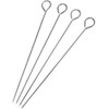 Edco 871125245652 24 cm Metal/Chrome Barbecue Skewer (4-Piece)