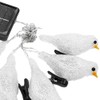 Waterproof 5 LED Acrylic Bird Lights String Solar Fairy Lamp