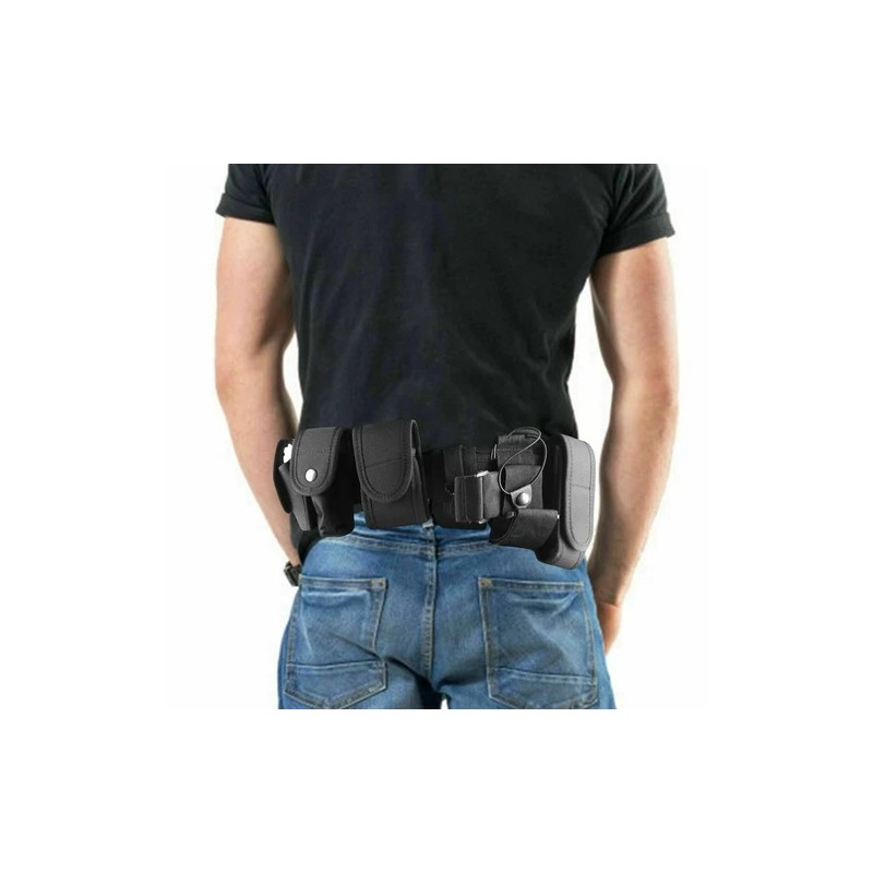 Tactical Police Security Guard Duty Belt Nylon Utility Kit Pouch