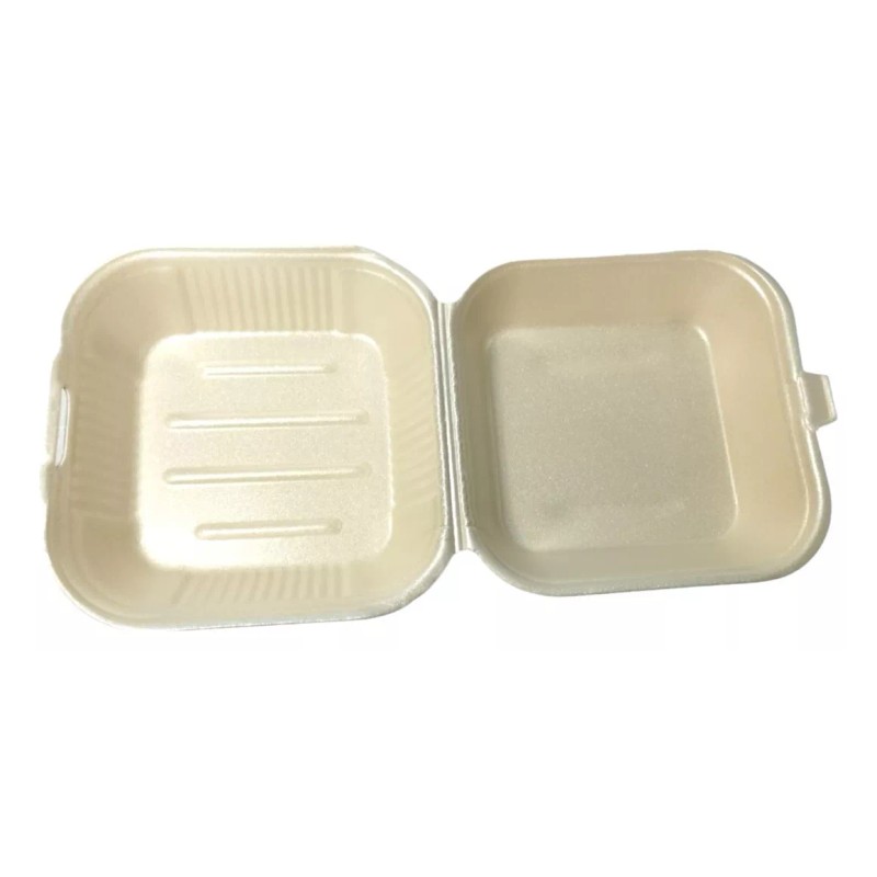 Reyma Contenedor P/hamburguesas Biodegradable Desechable 50 Pz