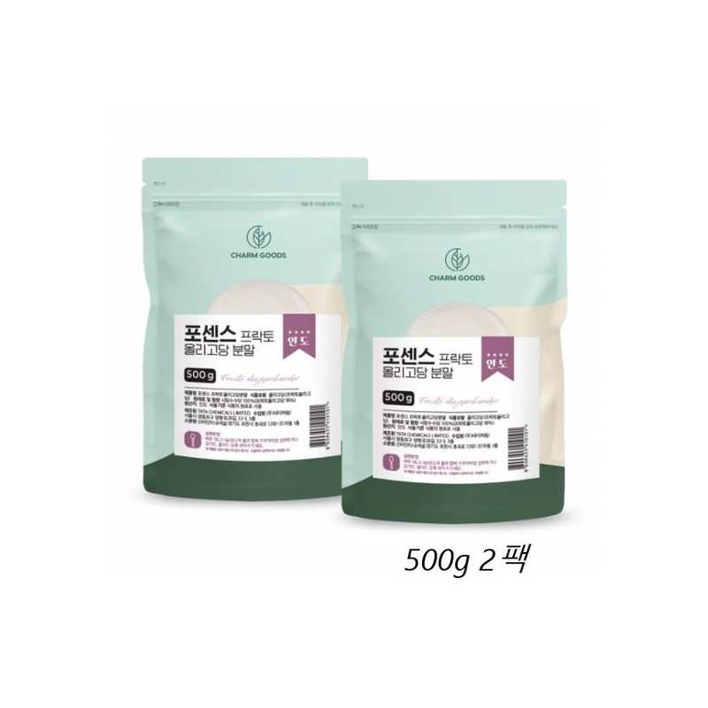 프락토올리고당 분말 포센스 500g 2팩 Fructooligosaccharide Powder Possens 500g 2