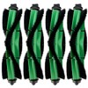 ECOMAID 4 Pack Replacement Multi-Surface Rubber Roller Brushes Compatible for