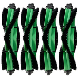 ECOMAID 4 Pack Replacement Multi-Surface Rubber Roller Brushes Compatible for iRobot Roomba Combo Essential 105, Q0120, Y0140, Q0520, Q011, Y0110, Vacuum Cleaner
