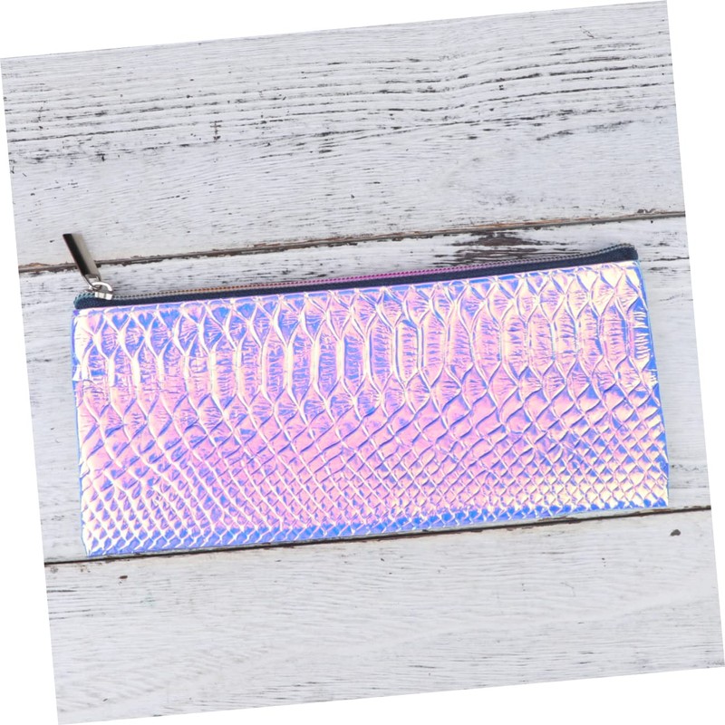 FOMIYES Fish Scale Sequin Makeup Bag Toiletry Bag Travel Tote