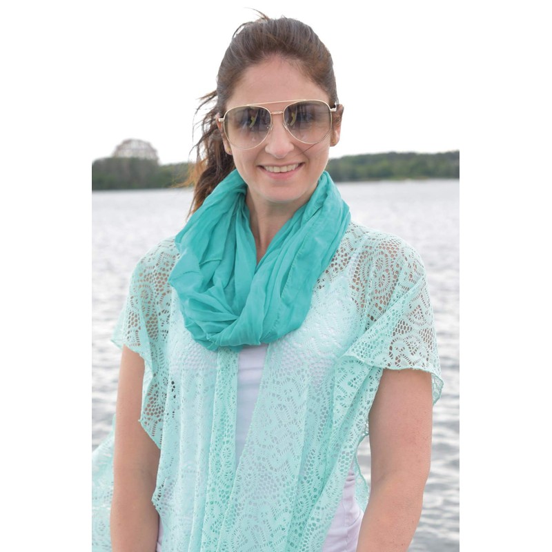 styleBREAKER 01016076 Light Plain Loop Scarf Silky Unisex -