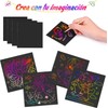 Kesote 100 Hojas Papel de Rascar + 2 Plumas de