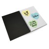 400 Quality Heart Shaped Pastel Coloured Removable Sticky Notes 76x76mm