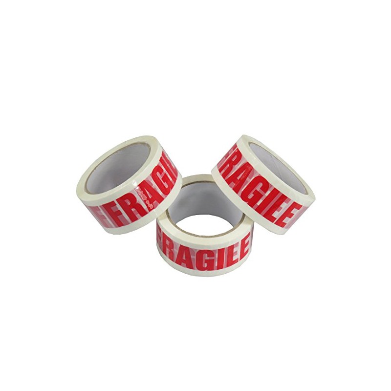Triplast 48 mm x 66 m Fragile Printed Low Noise