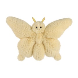 Apricot Lamb Butterfly Plush Stuffed Animals for Kids, Soft Cute Plushies Toys for Baby Girl and Boy, Fluffy Butterfly Yellow 9.5 Inches