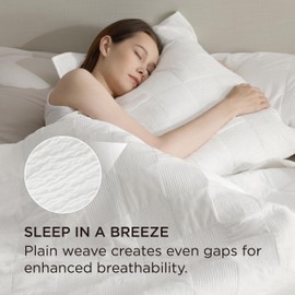 Bedsure 100% Cotton Quilt Set - Lightweight King Bedspread, Cozy White Bedding Coverlet 3-Piece with Pillow Shams in Checker Pattern for All Season, 106x96 inches, 100% Cotton Voile