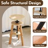 conda Adjustable Height Wooden Drafting Stool 19" to 26", Beech