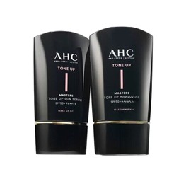 AHC Sun Serum AHC Makeup Fit Masters Tone Up 50ml 2pcs+ / 선세럼 AHC 메이크업핏 마스터즈 톤업 50ml 2개+