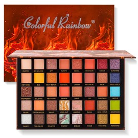 Katiluxiya Eyeshadow Palette with 40 Colours, Professional Eyeshadow Palette, Highly Pigmented, Colourful, Matte, Shimmering Makeup Palette, Waterproof Mixable Eyeshadow Palette, Waterproof (40