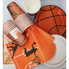 Shamoparty Basketball Party Tableware 73-Piece Sports Theme Dining Table Decoration