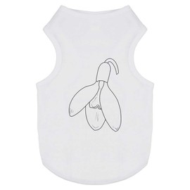 'Snowdrop Flower' Pet Dog/Cat T-Shirt (PT00153413)