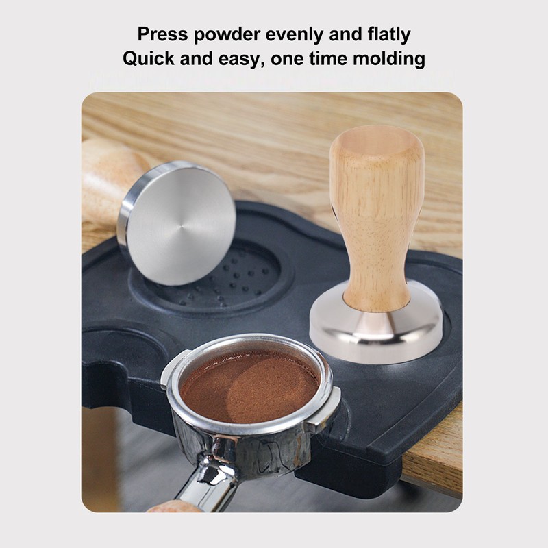 Coffee Tamper 304 Stainless Steel Base Coffee Powder Bean Press