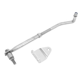 Boat Engine Steering Tie Rod Drag Link Kit, 265‑315mm Adjustable Stainless Steel Outboard Motor Steering Link Universal for to Outboard Engine, Include Fixing Bracket