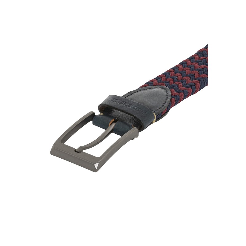 Redbridge Braided Belt Elastic Flexible Adjustable Unisex Stretch Belt, Bordeaux