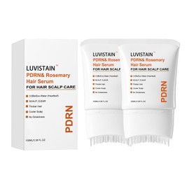 Hair Growth Serum with Built-in Applicator Brush - Heartleaf-Derived Exosomes for Scalp Revitalization - Korean Hair Care Solution (2pcs, one size)