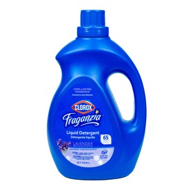 Clorox Fraganzia Liquid Laundry Detergent in Lavendar Scent - HE Compatible for All Front and Top Load Washing Machines, High Efficiency Laundry Detergent Compatible, 100 Fl Oz