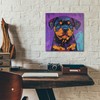 Epic Art 'Woof Rottweiler' by Rich Monet Acrylic Glass Wall