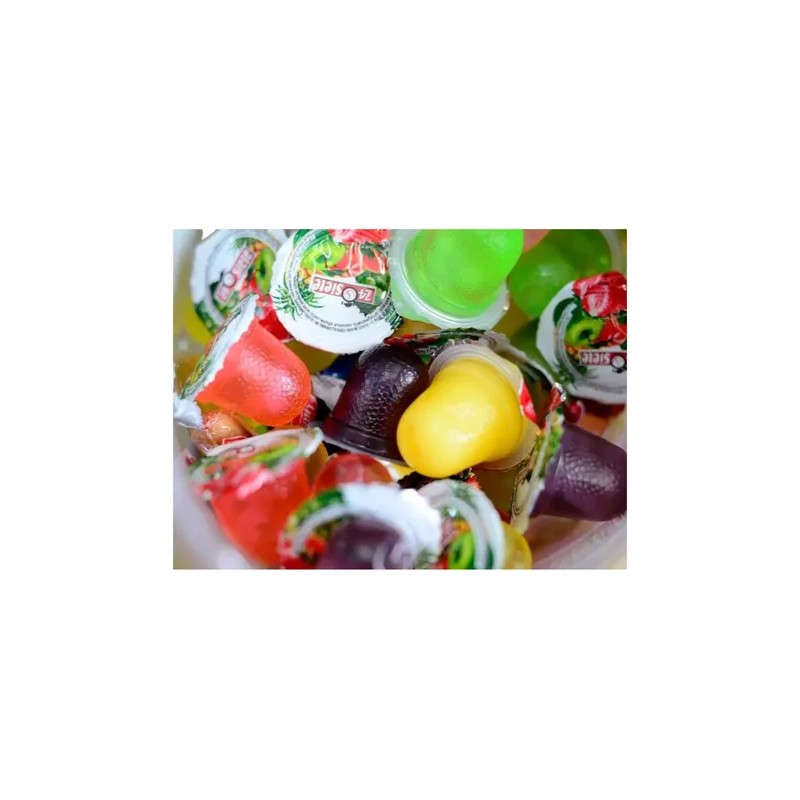 Mini Gelatinas 24/SIETE Frutas 20 Pzas Grenetina 15g