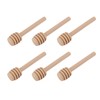 50pcs Honey Dipper Wooden Multipurpose Mini Honey Stirrer Stick for