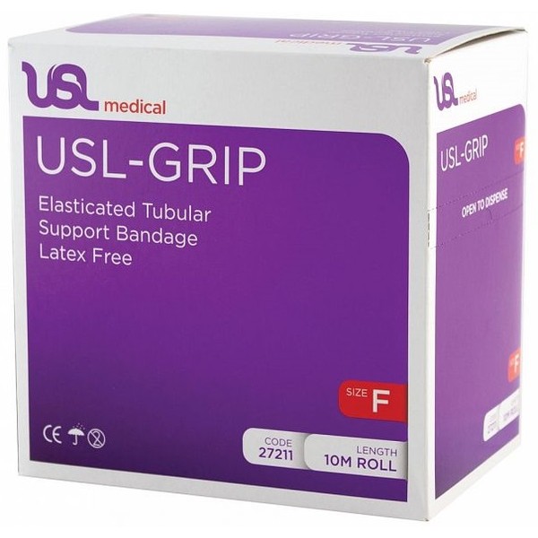 USL Medical USL-Grip Tubular Bandage Size F - 10m x 10cm