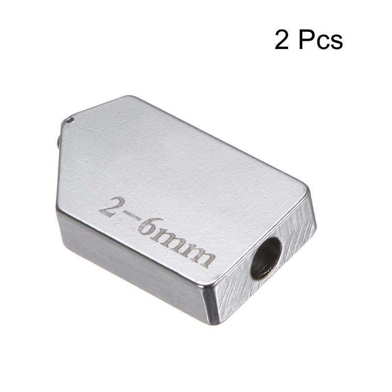 HARFINGTON 2Pcs Glass Cutter Replacement Heads 2mm-6mm Tungsten Carbide Replacement