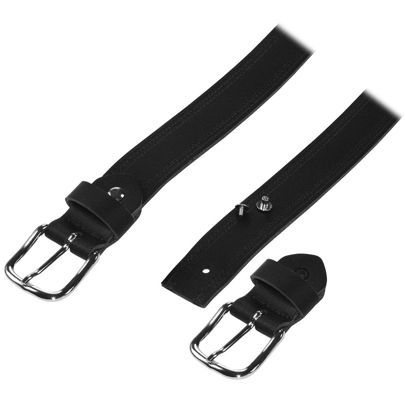 Harrys-Collection Women's Men's Leather Belt 3 cm Wide Extra Length