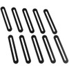 10 Pcs Slotted Flat Straight Mending Plate Support,Stainless Steel Adjustable