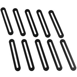 10 Pcs Slotted Flat Straight Mending Plate Support,Stainless Steel Adjustable Flat Mending Plate Support with Single Slot Hole,Adjustable Flat Mending Plate for Chair Table Drawer