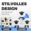 LAYERSMITH LAYERSMITH? Schaf Toilettenpapierhalter 3er [DAS ORIGINAL] Stapelbar fr 42mm