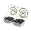 K-Flange O-Ring Assortment KIT, Nitrile (Buna-N) 90 Durometer, 7 Sizes,