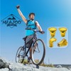 MEAJOO 4PCS Cobra Style Tire Valve Stem Caps, Snakehead Shape,