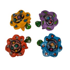 Mexican bobblehead animals, Bobble head turtles set of 4