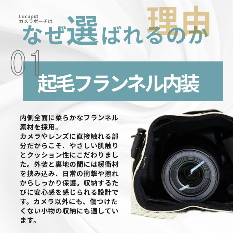 Lucup Camera Case Pouch Drawstring Bag Camera Bag SLR Lens