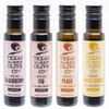 Balsamic Vinegar Combo 4 Pack (100ml Each): Blackberry, Fig, Peach,