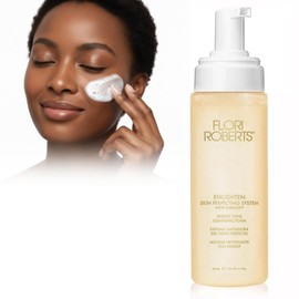 Flori Roberts Perfect Tone Cleansing Foam, Gentle Purifying Face Wash for Women of Color or Deeper Skin Tones, for Normal, Dry, Oily, Sensitive Skin, Nourishing and Hydrating