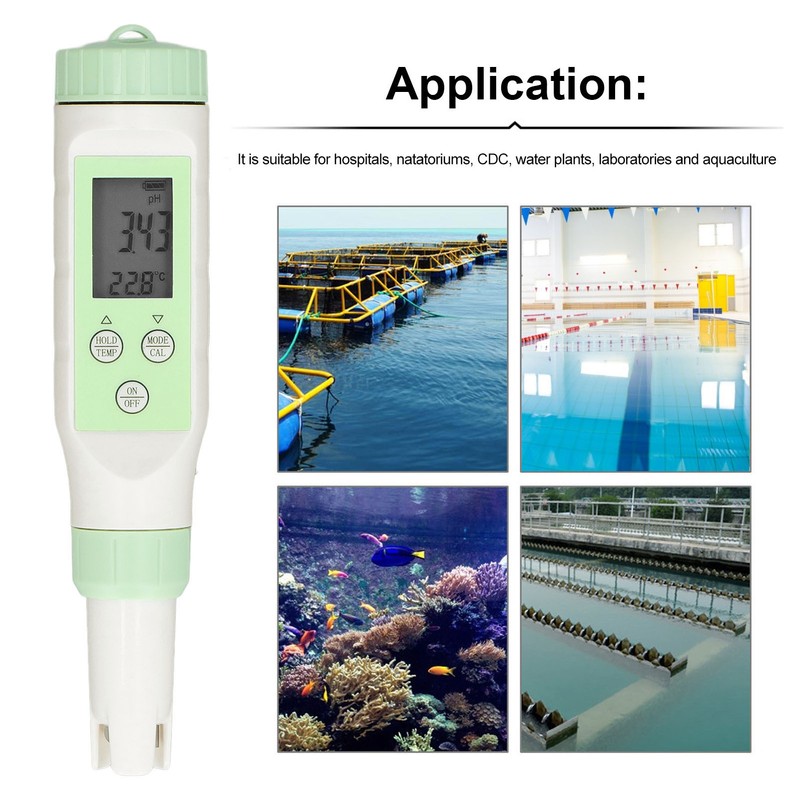 3 in 1 TDS PH Temperature Meter High Accuracy Backlit