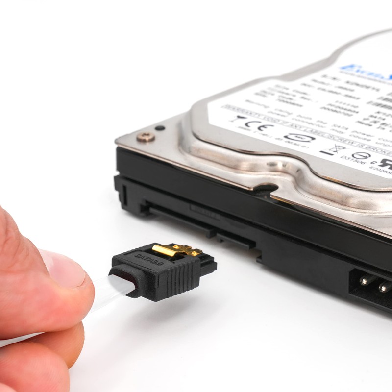 BIGtec SATA Cable 1m transparent gerade/gerade