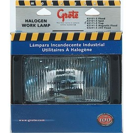 Grote 63171-5 Rectangular Halogen Work Lamp (Trapezoid)