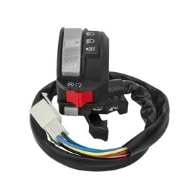 Mabutingti Left Handlebar Switch for Yama-ha ATV Kodiak 400 Grizzly Big Bear 400 2000 2001 Control Engine Start Off One Headlight Switch Light Switch