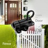 Mogokoyo Pack of 4 Automatic Door Bolt Black Spring Lock