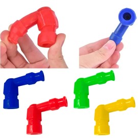 cyclingcolors Spark plug plug for spark plug, moped motorcycle, combine harvester, plug tractor, lawn mower, red