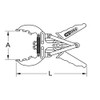 KS Tools 150.1175 Piston ring pliers, Ø50-100mm